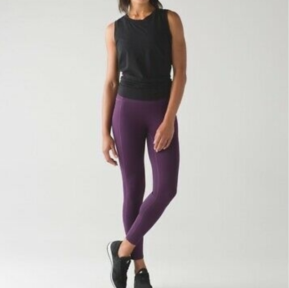 Lululemon Like Nothing Leggings Darkest Magenta
